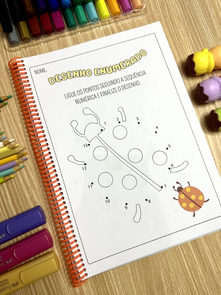 Desenho Enumerado – Atividades Infantis – Loja de Recursos Pedagógicos
