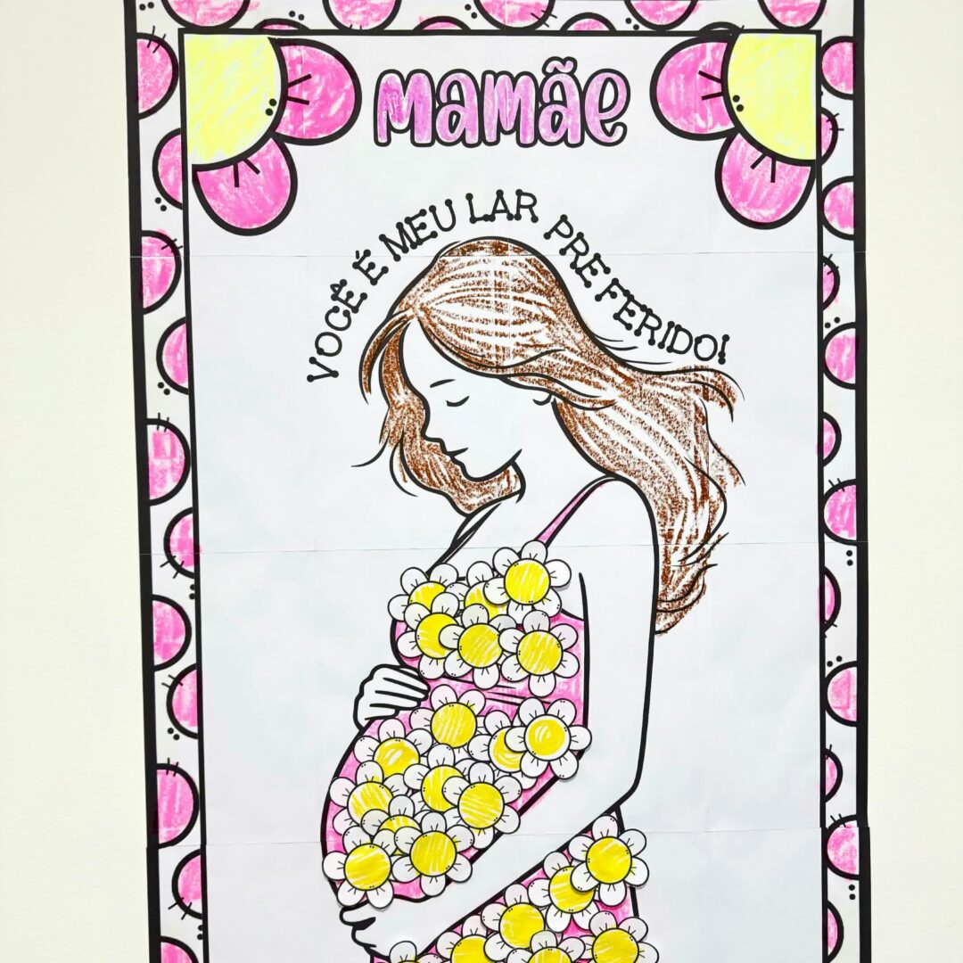 Cartaz Colaborativo Dia das Mães