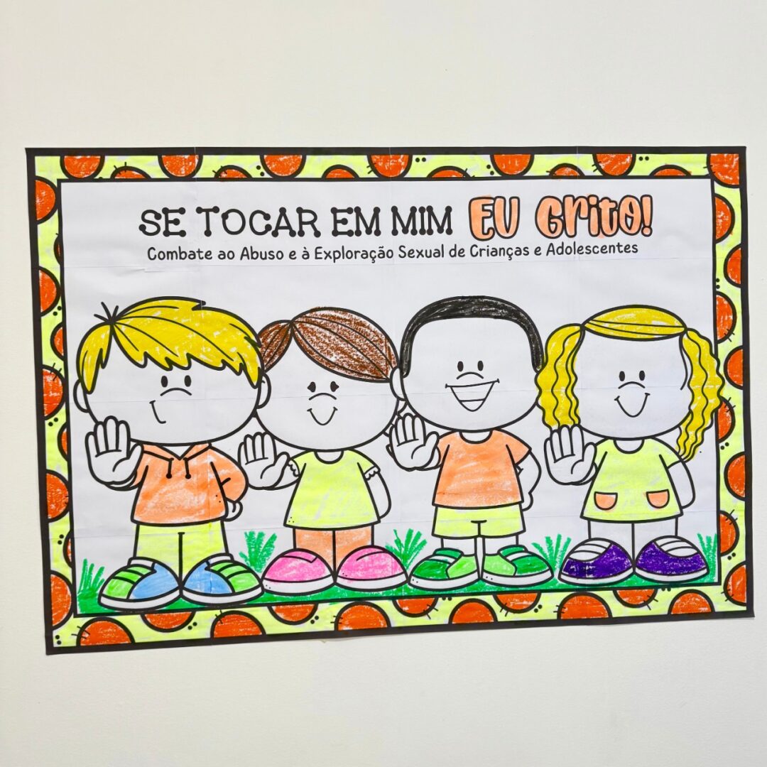 Cartaz Colaborativo Maio Laranja