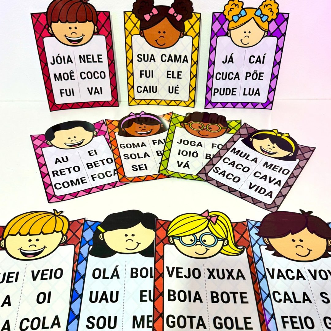 Fichas Amigos da Leitura Sílabas Simples