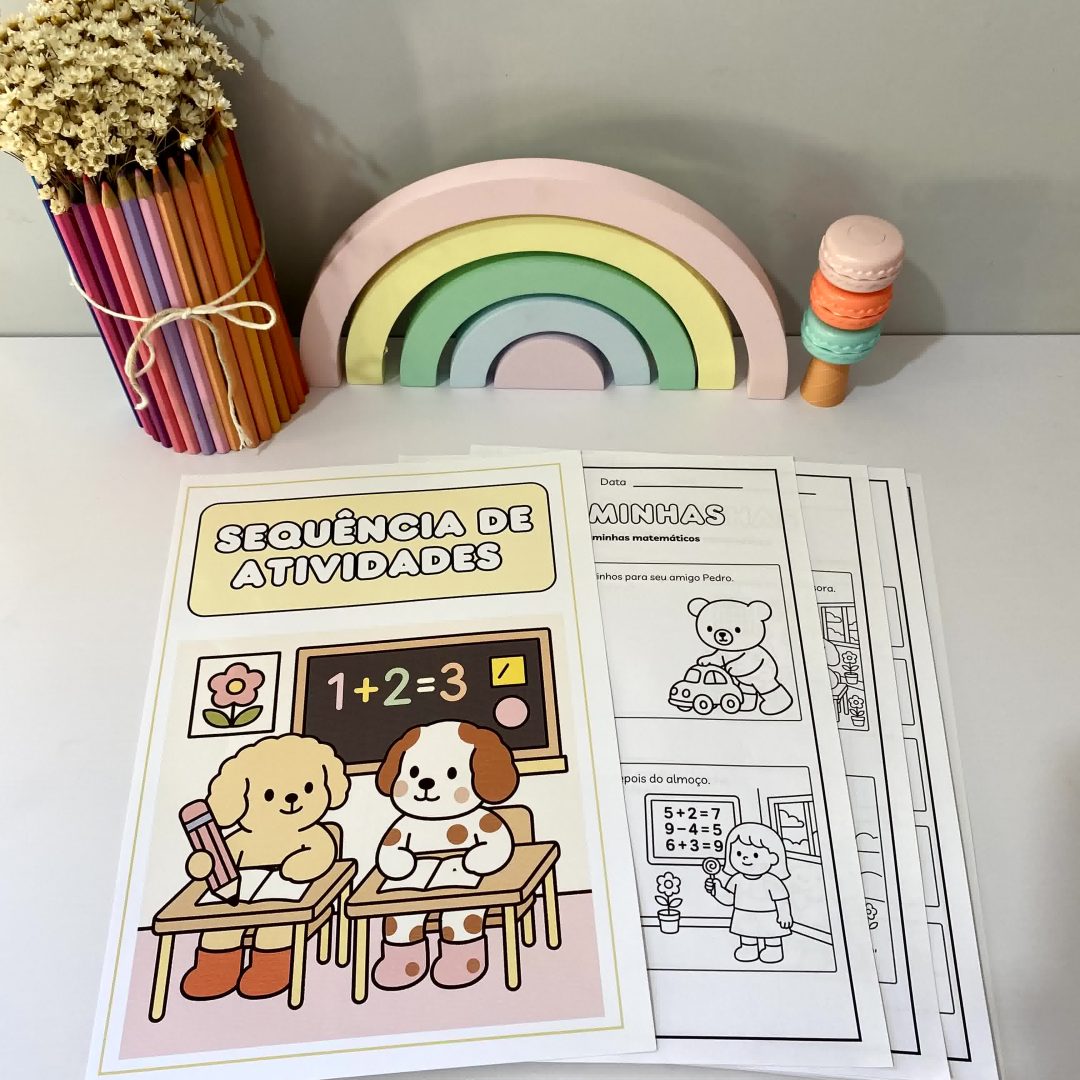 Sequência de Atividades Fofas Matemática + Leitura