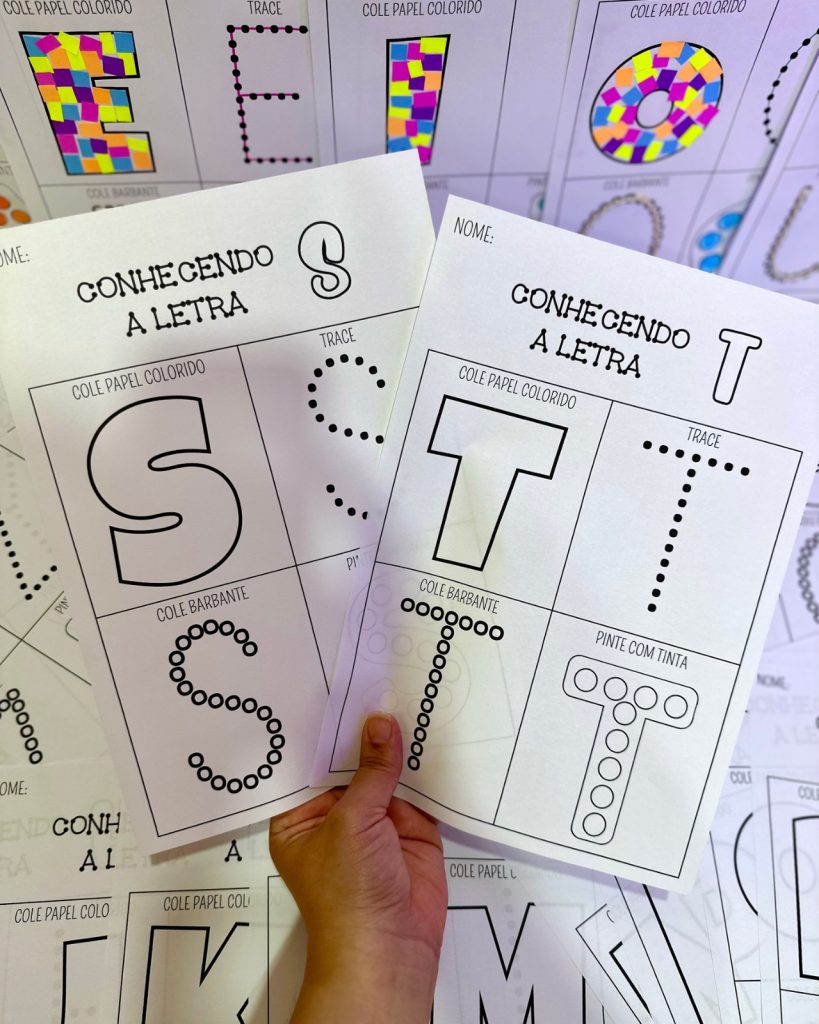 Apostila Conhecendo a Letra – Atividades Infantis – Loja de Recursos ...