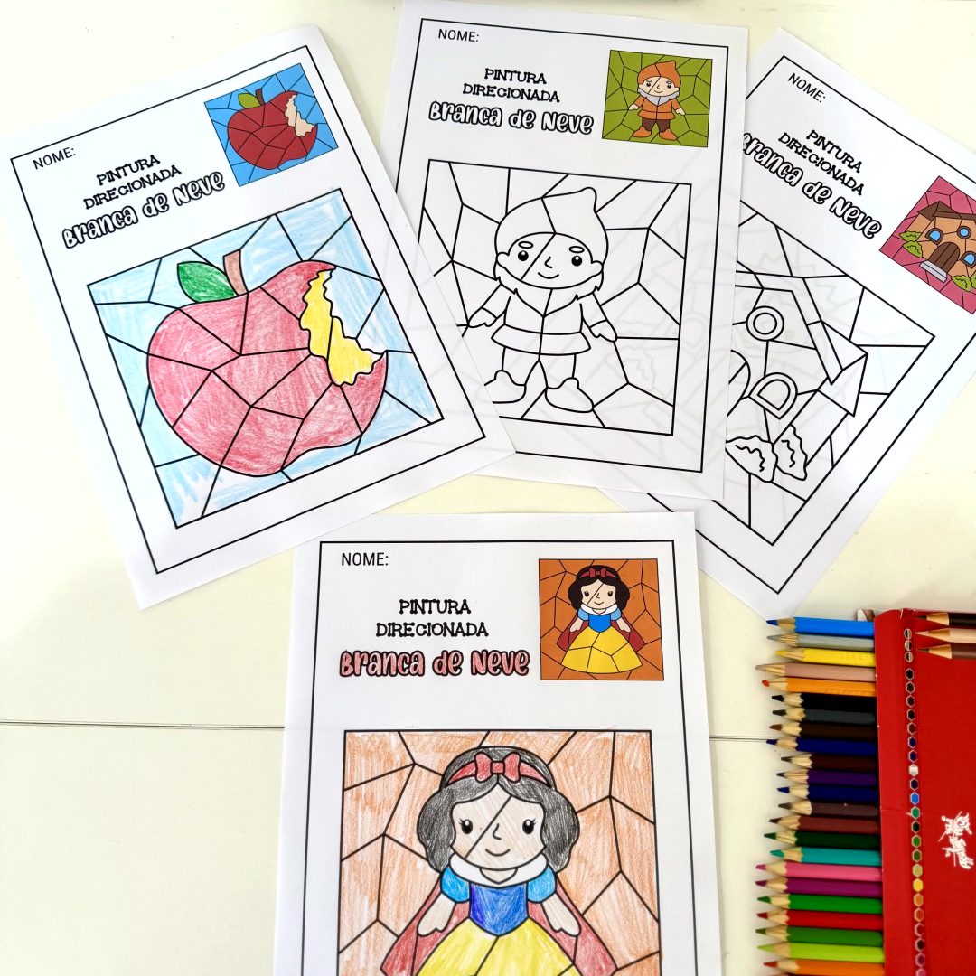 Pintura Direcionada Branca de Neve