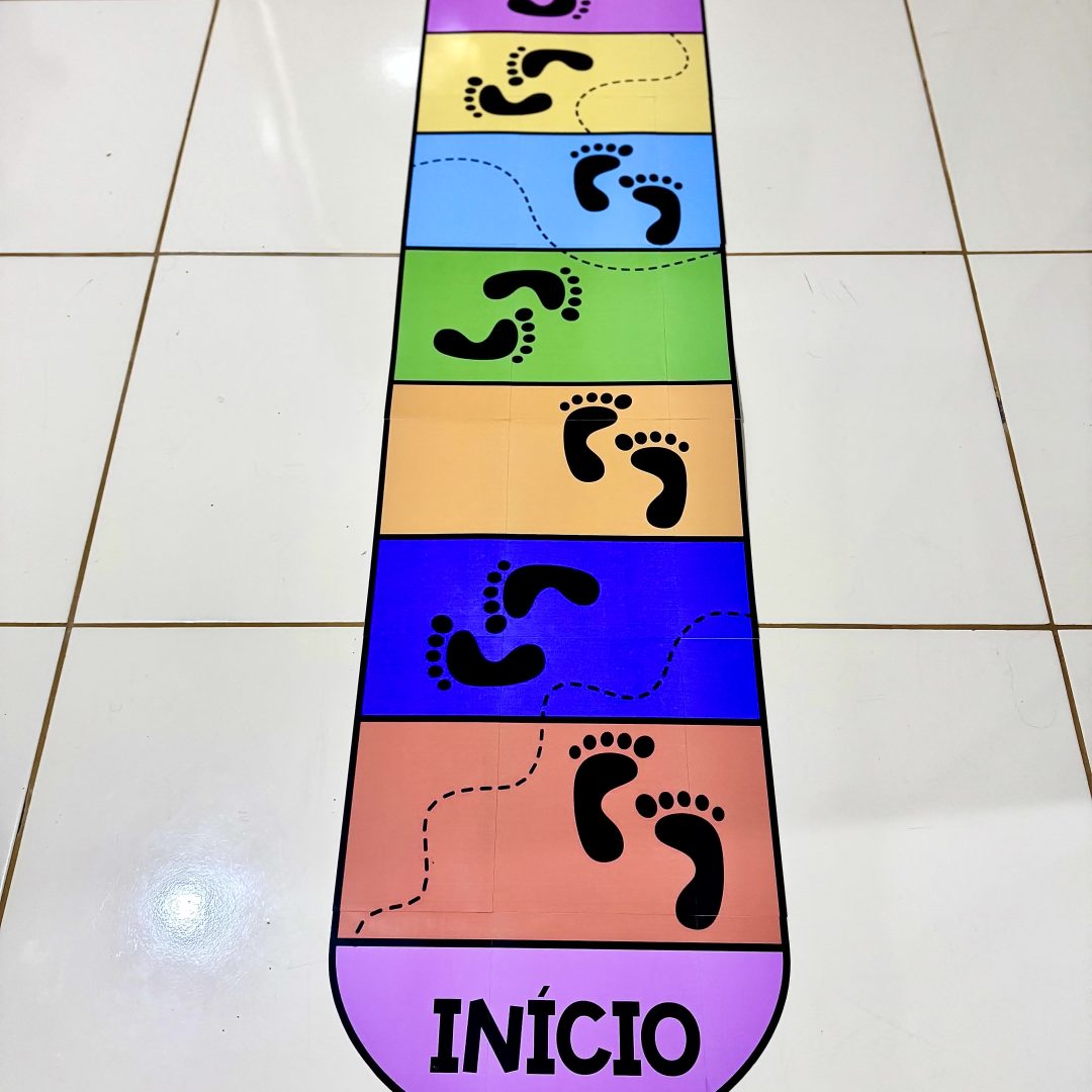 Tapete Jogo das Pegadas