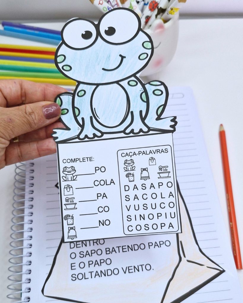 Sequência Didática Sapo Dentro do Saco – Atividades Infantis – Loja de ...