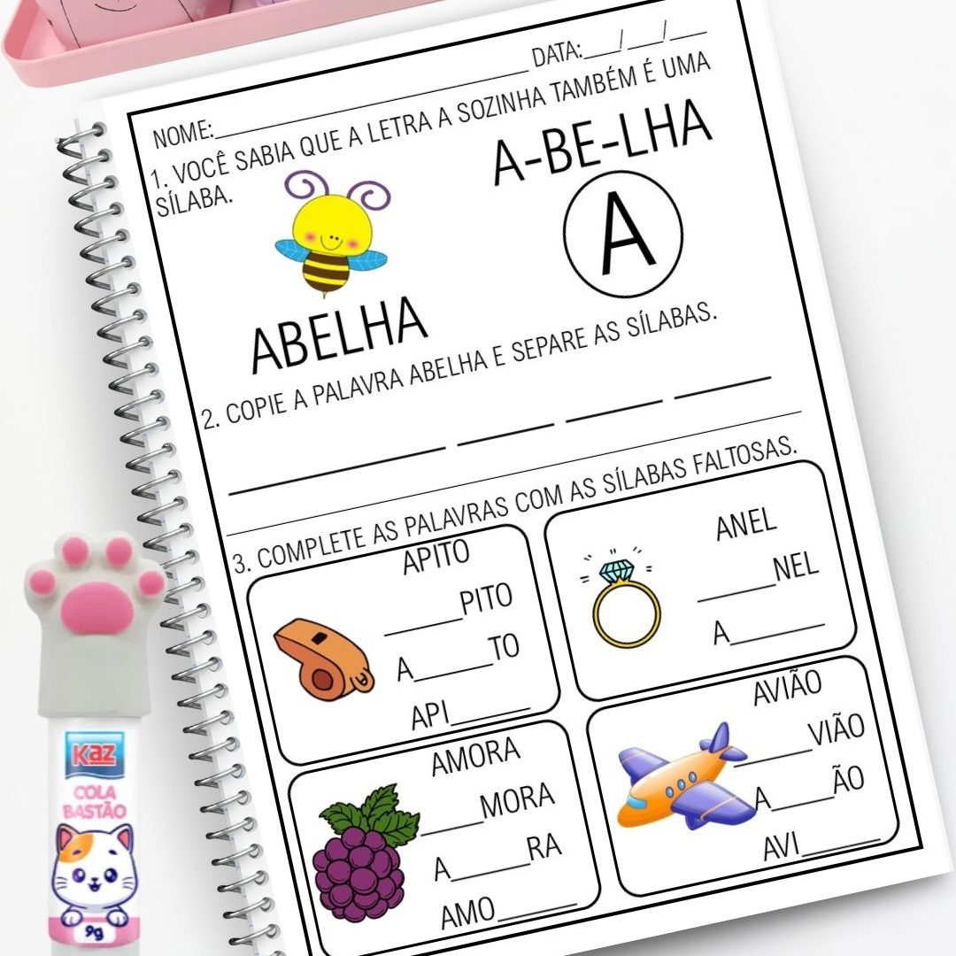 Caderno das Sílabas