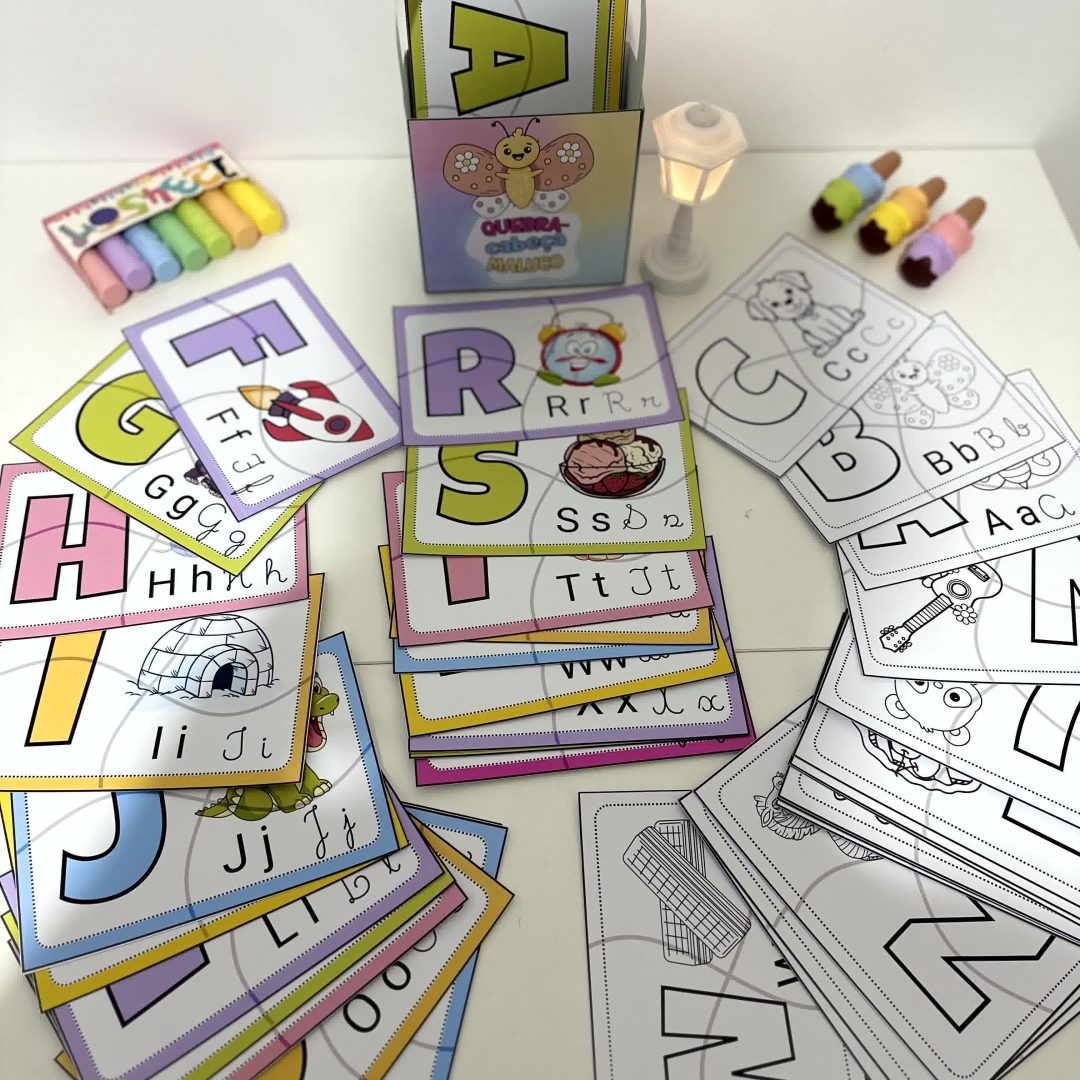 Quebra-cabeça Alfabeto Maluco