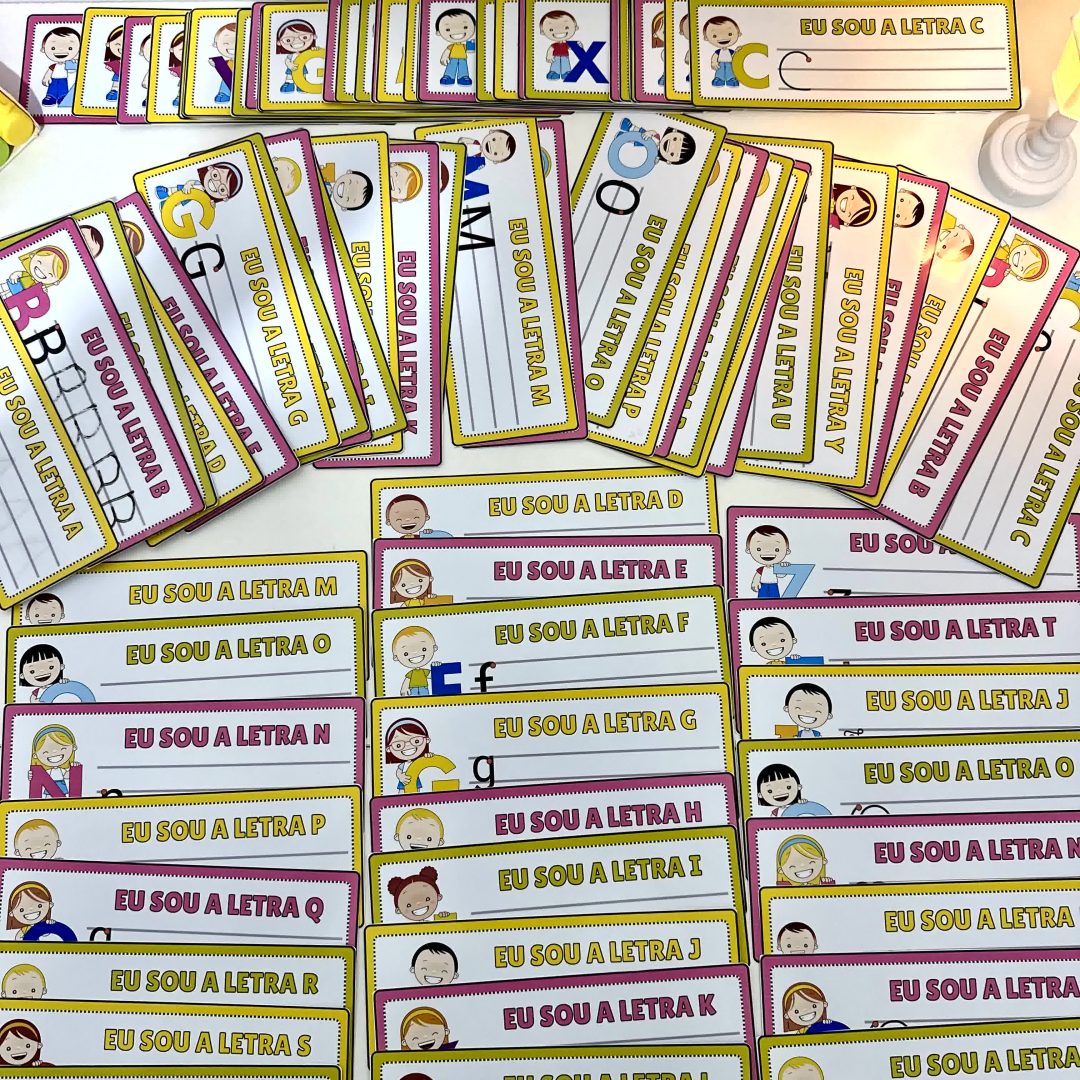 Fichas de Traçado do Alfabeto
