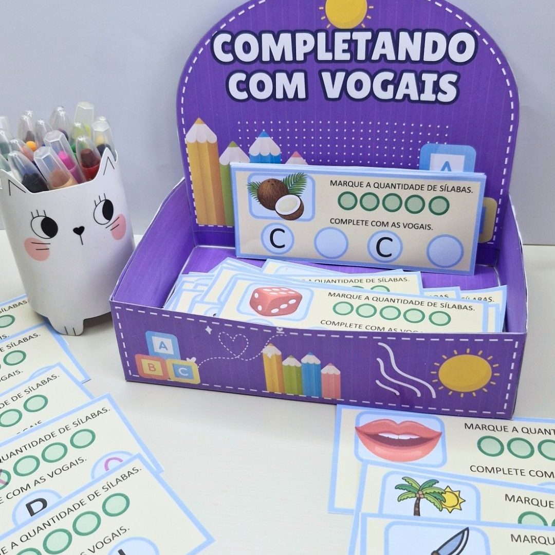 Educação Especial – Completando com Vogais