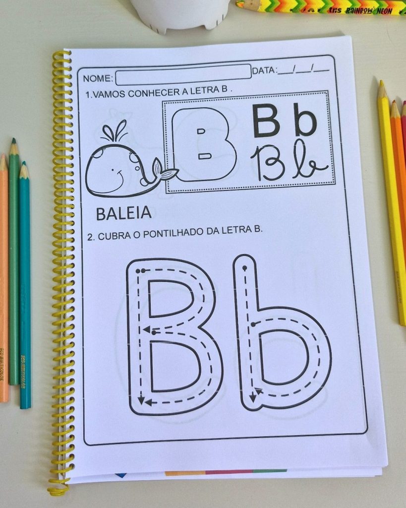Caderno do Alfabeto – Atividades Infantis – Loja de Recursos Pedagógicos