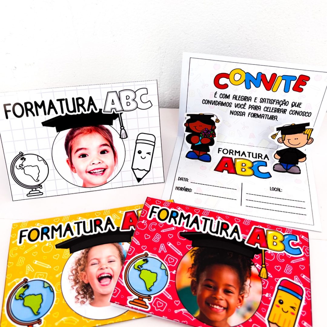 Convites 3D para Formatura do ABC
