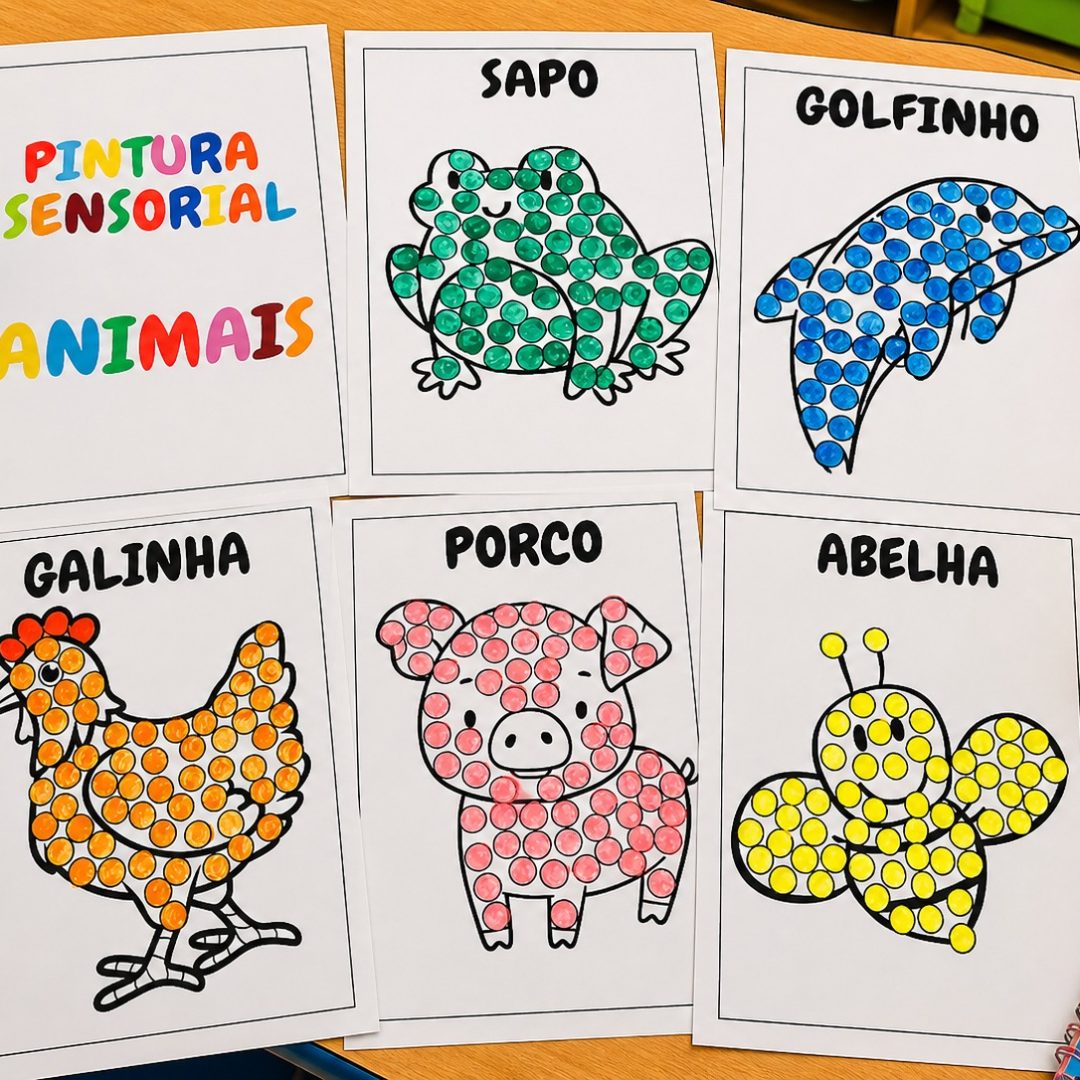 Pintura Sensorial Animais
