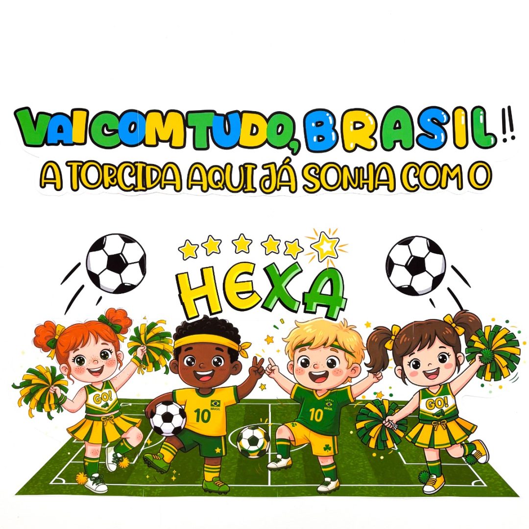 Painel Infantil Copa do Mundo