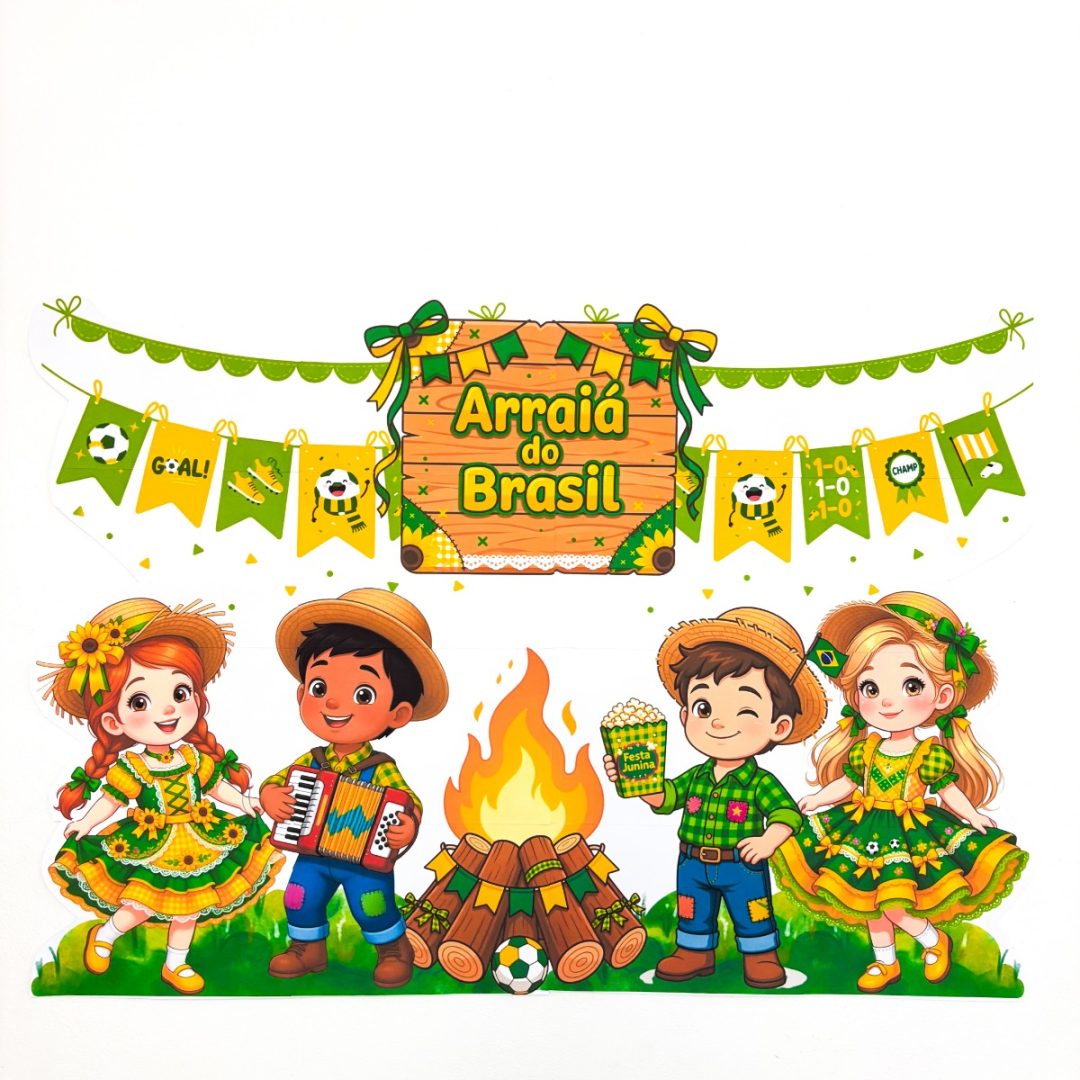 Painel Arraiá do Brasil