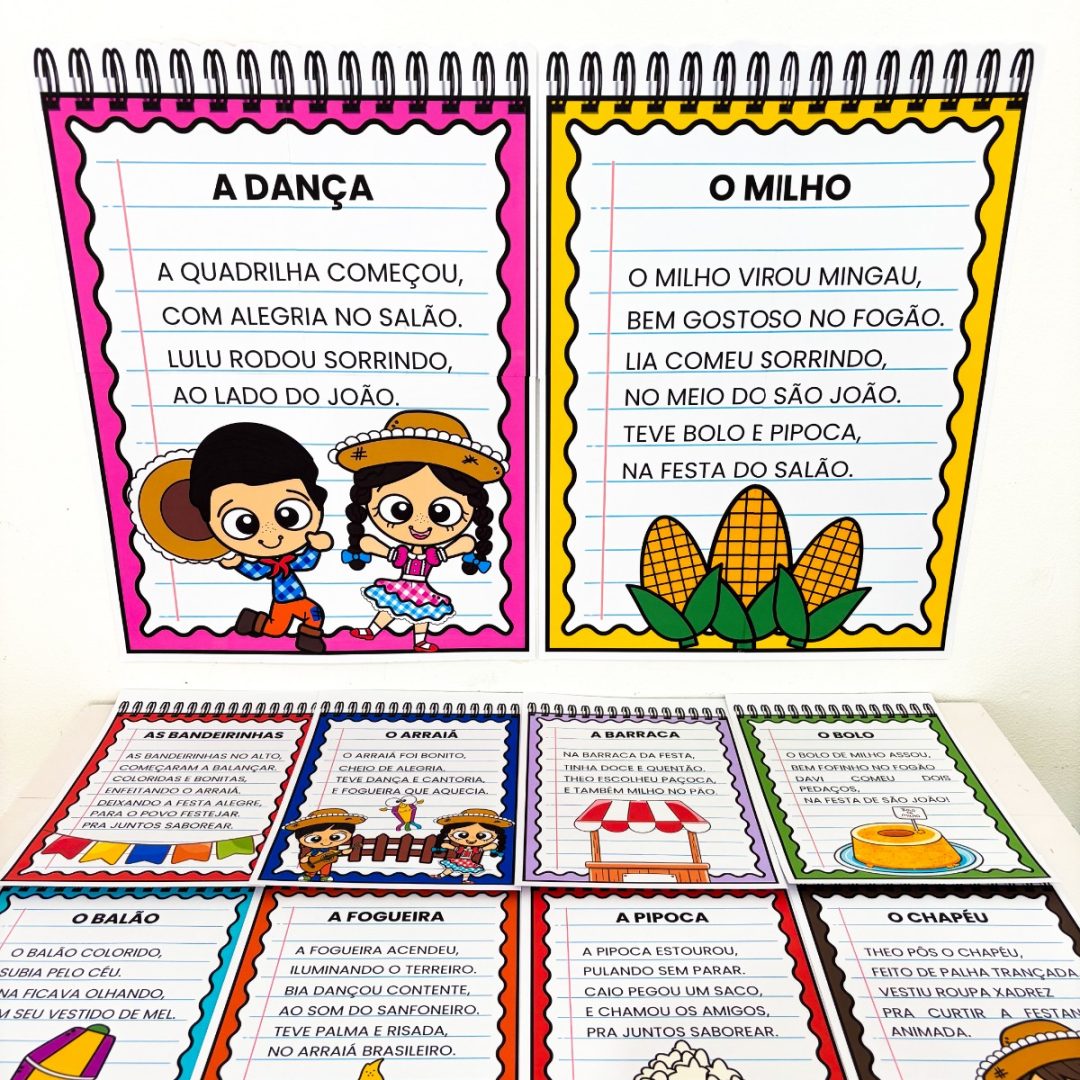 Cartazes Juninos para Leitura