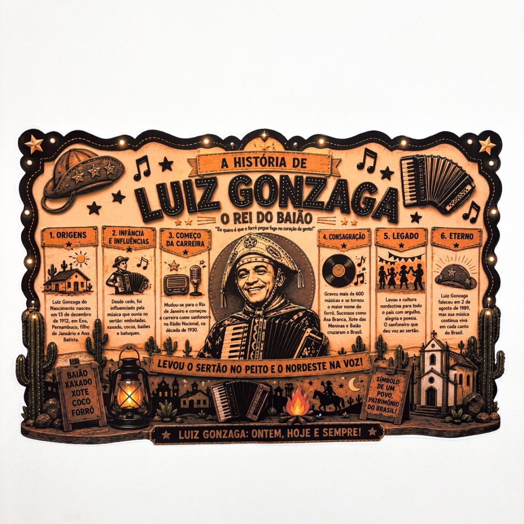 Painel A História de Luiz Gonzaga