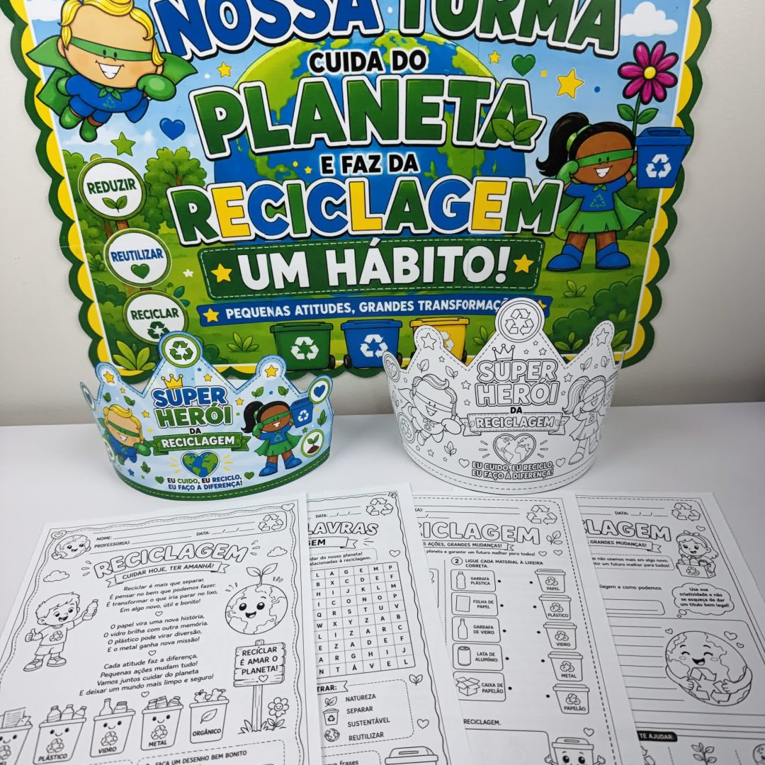 Atividade e Cartaz Reciclagem