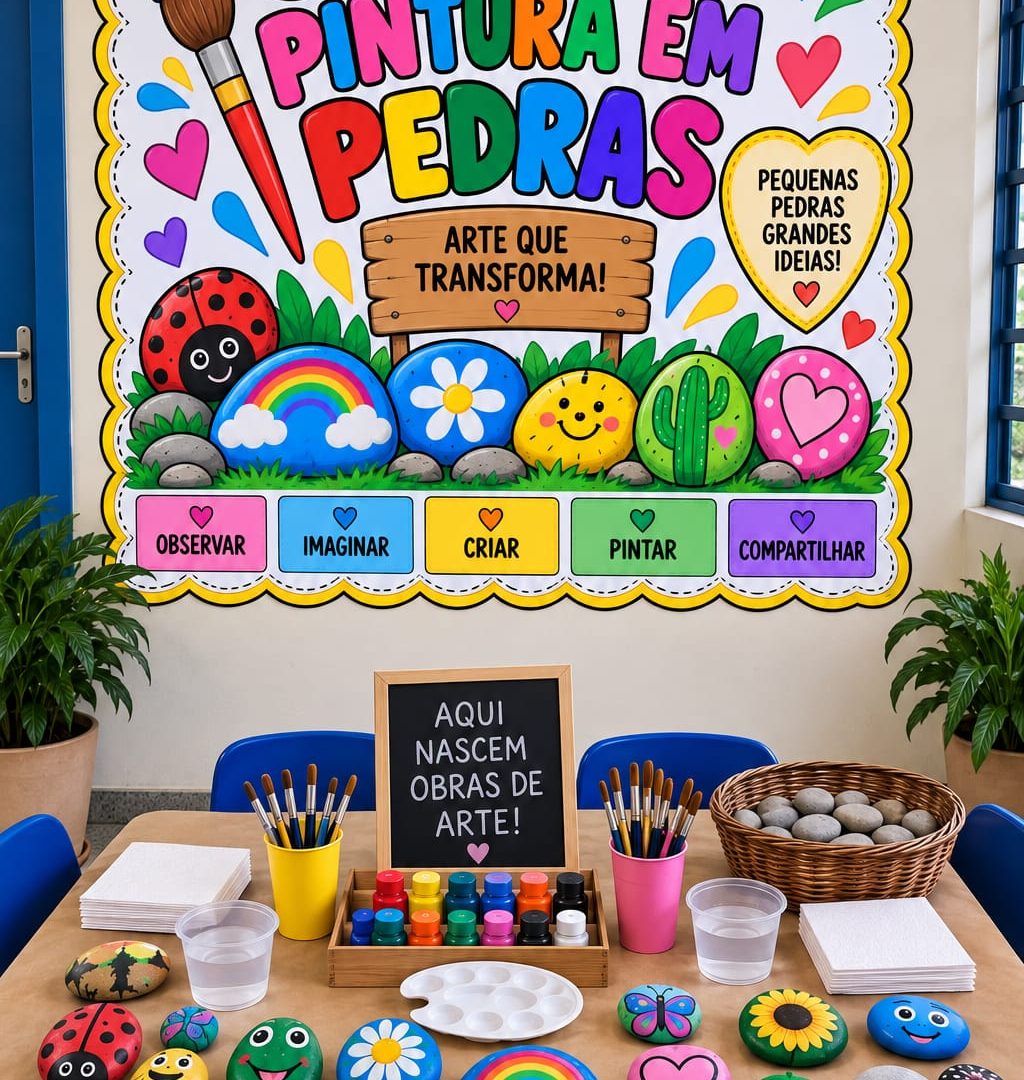 Oficina de Pintura em Pedras