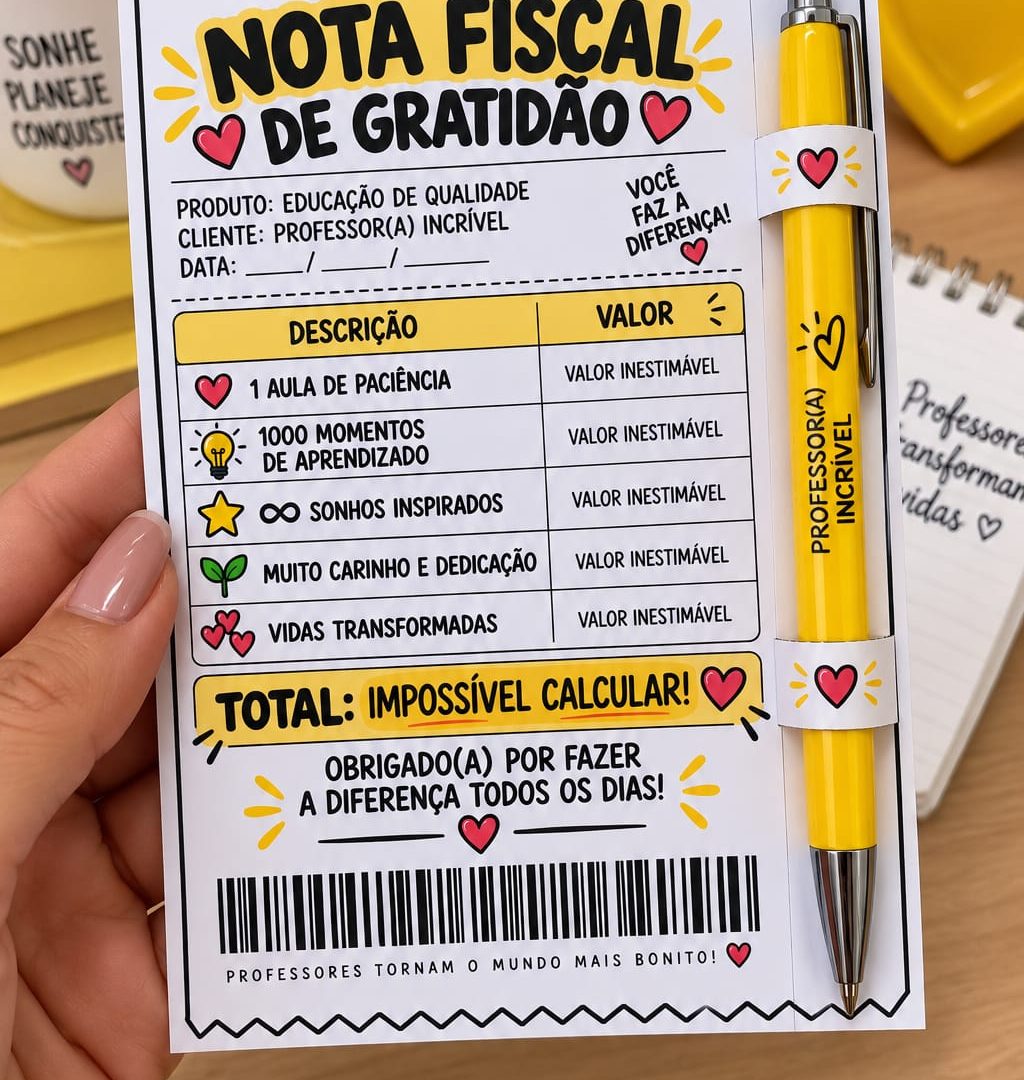 Cartões Dia dos Professores
